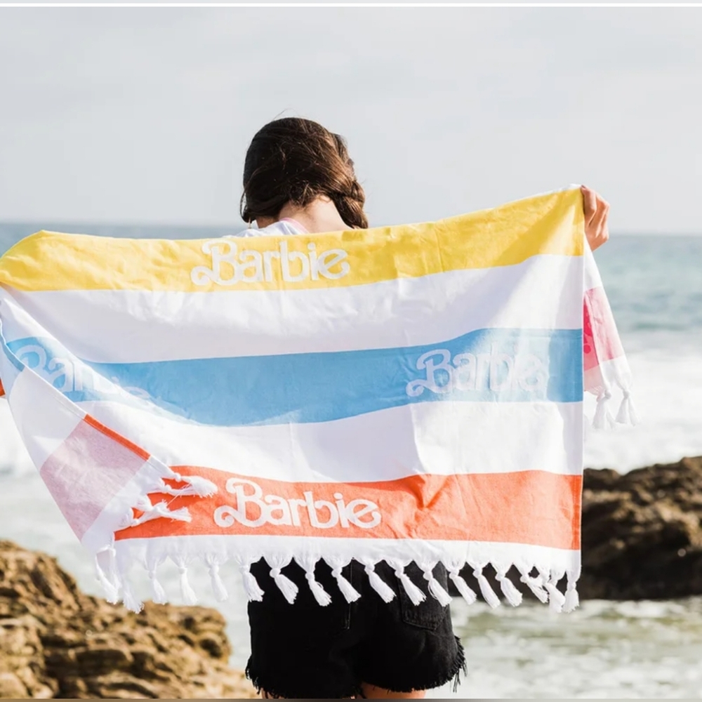 NWT-Malibu Barbie Beach towel
